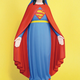 Illustration for article titled Statues of the Virgin Mary transformed into saintly superheroes